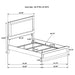Caraway Queen Bed - Visions in Furniture (La Mirada, CA)