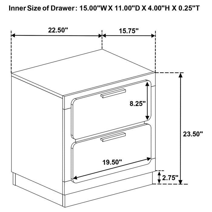 Caraway Nightstand - Visions in Furniture (La Mirada, CA)