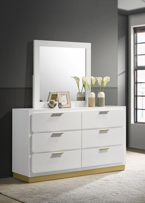 Caraway Dresser With Mirror - Visions in Furniture (La Mirada, CA)