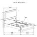 Caraway Queen Bed - Visions in Furniture (La Mirada, CA)