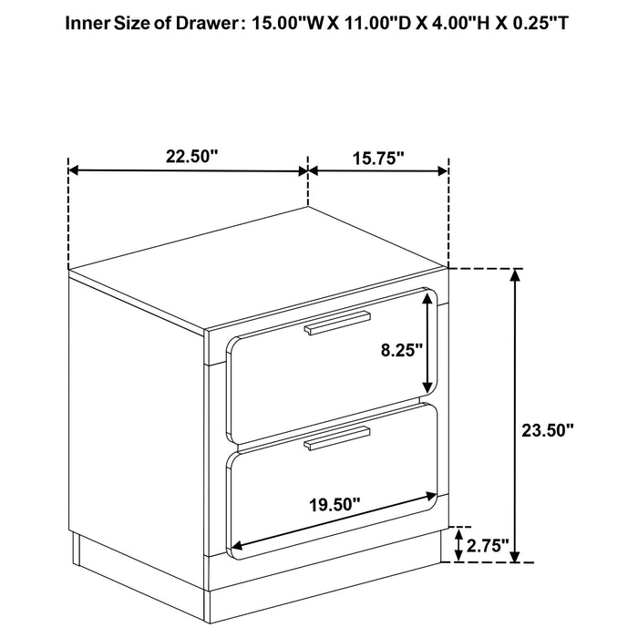 Caraway Nightstand - Visions in Furniture (La Mirada, CA)