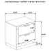 Caraway Nightstand - Visions in Furniture (La Mirada, CA)