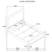 Marielle California King, E.King, & Queen Bed - Visions in Furniture (La Mirada, CA)