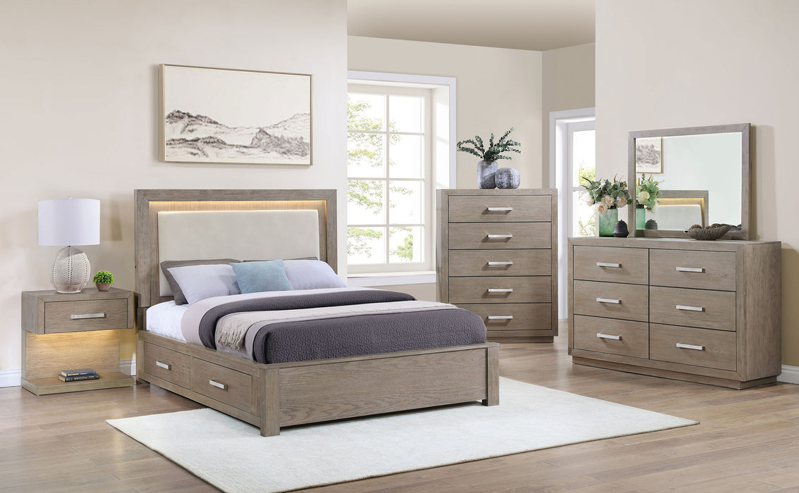 Kenora 4 & 5 Piece Bedroom Set E.King, Queen, & Cal.king - Visions in Furniture (La Mirada, CA)