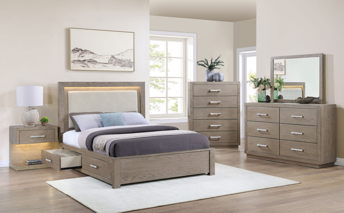 Kenora 4 & 5 Piece Bedroom Set E.King, Queen, & Cal.king - Visions in Furniture (La Mirada, CA)