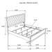 Sonora California King, E.King, & Queen Bed - Visions in Furniture (La Mirada, CA)