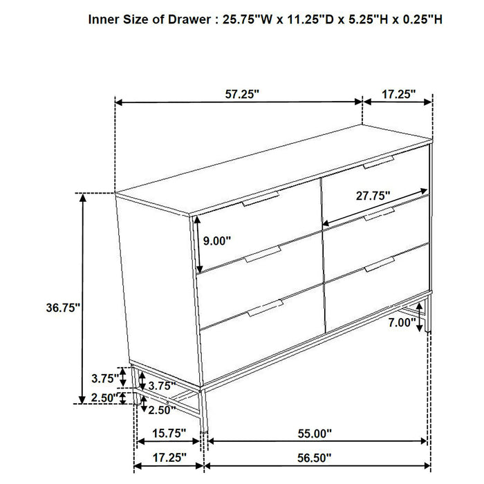 Sonora 4 & 5 Piece Bedroom Set - Visions in Furniture (La Mirada, CA)
