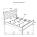 Sonora California King, E.King, & Queen Bed - Visions in Furniture (La Mirada, CA)