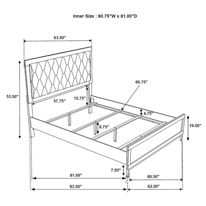 Sonora 4 & 5 Piece Bedroom Set - Visions in Furniture (La Mirada, CA)