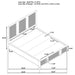 Terrace California King, E.King, & Queen Bed - Visions in Furniture (La Mirada, CA)