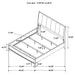 Granada 4 & 5 Piece Bedroom Set E.King, Cal.King & Queen - Visions in Furniture (La Mirada, CA)