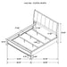 Granada 4 & 5 Piece Bedroom Set E.King, Cal.King & Queen - Visions in Furniture (La Mirada, CA)