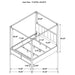 Gran Park 5 Pc Bedroom Set - Visions in Furniture (La Mirada, CA)