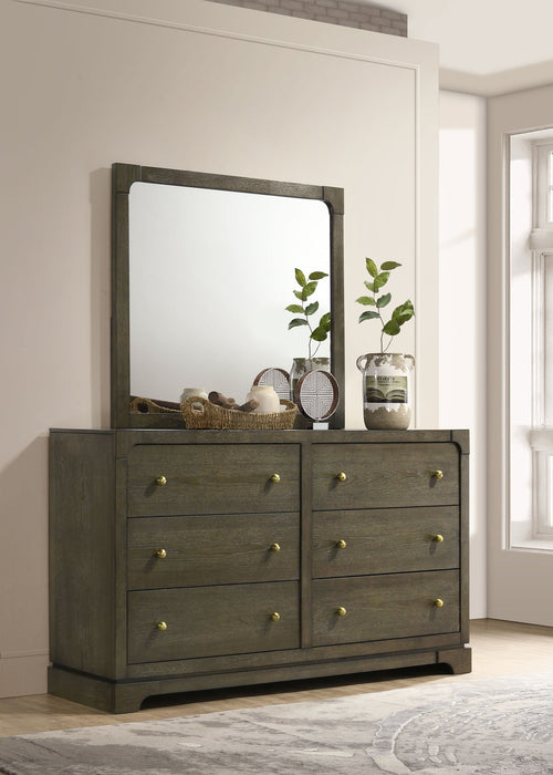 Gran Park Dresser With Mirror - Visions in Furniture (La Mirada, CA)