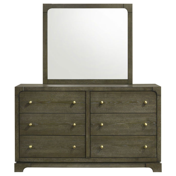 Gran Park Dresser With Mirror - Visions in Furniture (La Mirada, CA)