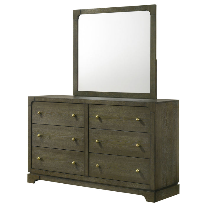 Gran Park Dresser With Mirror - Visions in Furniture (La Mirada, CA)