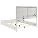 Ives 4 & 5 Piece Bedroom Set E.king & Queen White & Grey - Visions in Furniture (La Mirada, CA)
