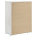 Ives 4 & 5 Piece Bedroom Set E.king & Queen White & Grey - Visions in Furniture (La Mirada, CA)