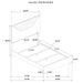 Ives 4 & 5 Piece Bedroom Set E.king & Queen White & Grey - Visions in Furniture (La Mirada, CA)