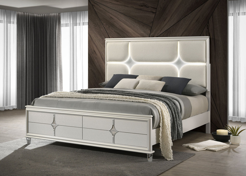 Olivia California King, E.King, & Queen Bed - Visions in Furniture (La Mirada, CA)