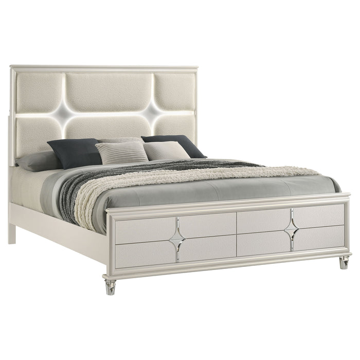 Olivia California King, E.King, & Queen Bed - Visions in Furniture (La Mirada, CA)
