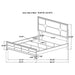 Olivia 4 & 5 Piece Bedroom Set E.King, Queen, & Cal.King - Visions in Furniture (La Mirada, CA)
