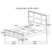 Olivia 4 & 5 Piece Bedroom Set E.King, Queen, & Cal.King - Visions in Furniture (La Mirada, CA)