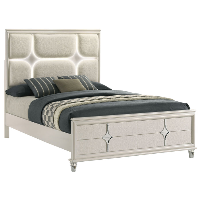 Olivia California King, E.King, & Queen Bed - Visions in Furniture (La Mirada, CA)