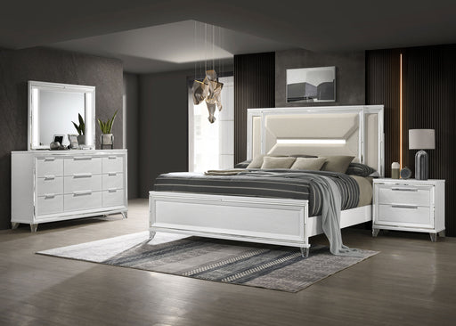 Marmore 4 & 5 Pc E.king, Cal.king, & Queen Bedroom Set - Visions in Furniture (La Mirada, CA)