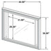 Marmore 4 & 5 Pc E.king, Cal.king, & Queen Bedroom Set - Visions in Furniture (La Mirada, CA)