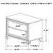 Marmore 4 & 5 Pc E.king, Cal.king, & Queen Bedroom Set - Visions in Furniture (La Mirada, CA)