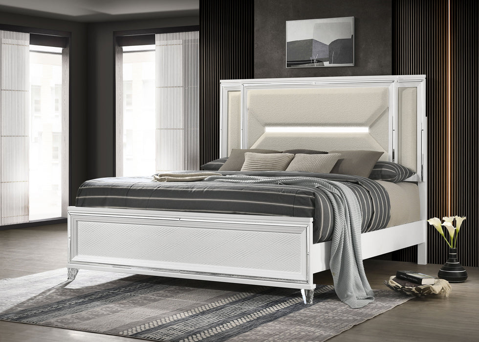 Marmore California King, E.King, & Queen Bed - Visions in Furniture (La Mirada, CA)