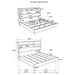 Fenwick 5 Pc Bedroom Set - Visions in Furniture (La Mirada, CA)