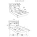 Fenwick 5 Pc Bedroom Set - Visions in Furniture (La Mirada, CA)