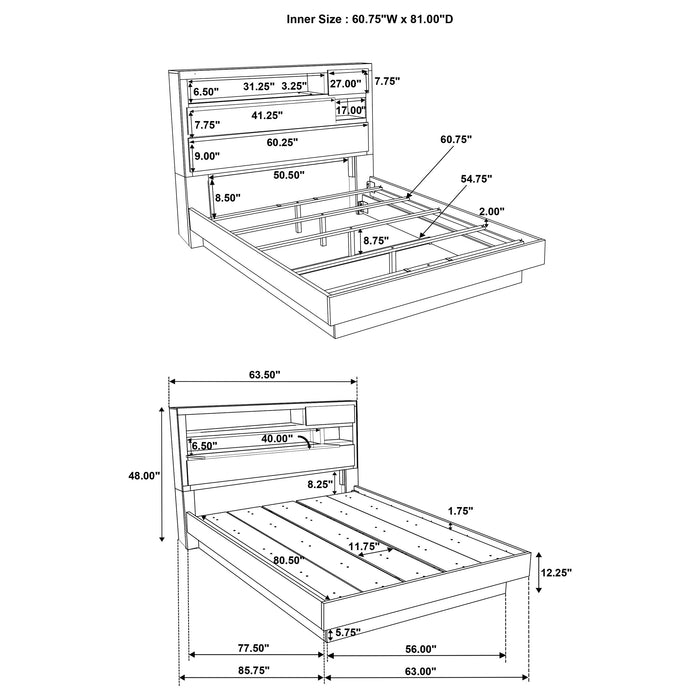 Fenwick 4 & 5 Piece Bedroom Set - Visions in Furniture (La Mirada, CA)