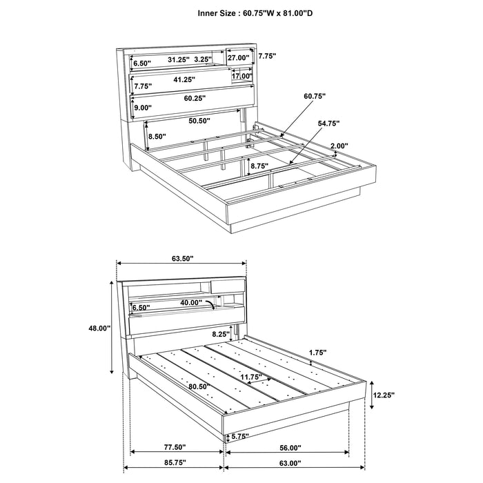 Fenwick Queen Bed - Visions in Furniture (La Mirada, CA)
