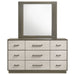 Fenwick Dresser With Mirror - Visions in Furniture (La Mirada, CA)