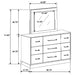 Fenwick Dresser With Mirror - Visions in Furniture (La Mirada, CA)