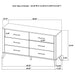 Kaywood 4 & 5 Pc Bedroom Set Full, E.King, Queen & Twin - Visions in Furniture (La Mirada, CA)