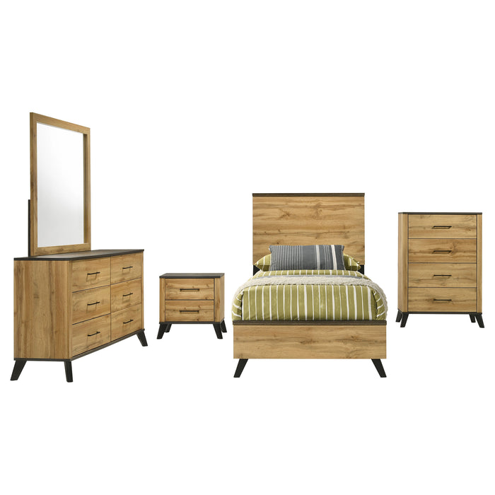 Kaywood 4 & 5 Pc Bedroom Set Full, E.King, Queen & Twin - Visions in Furniture (La Mirada, CA)