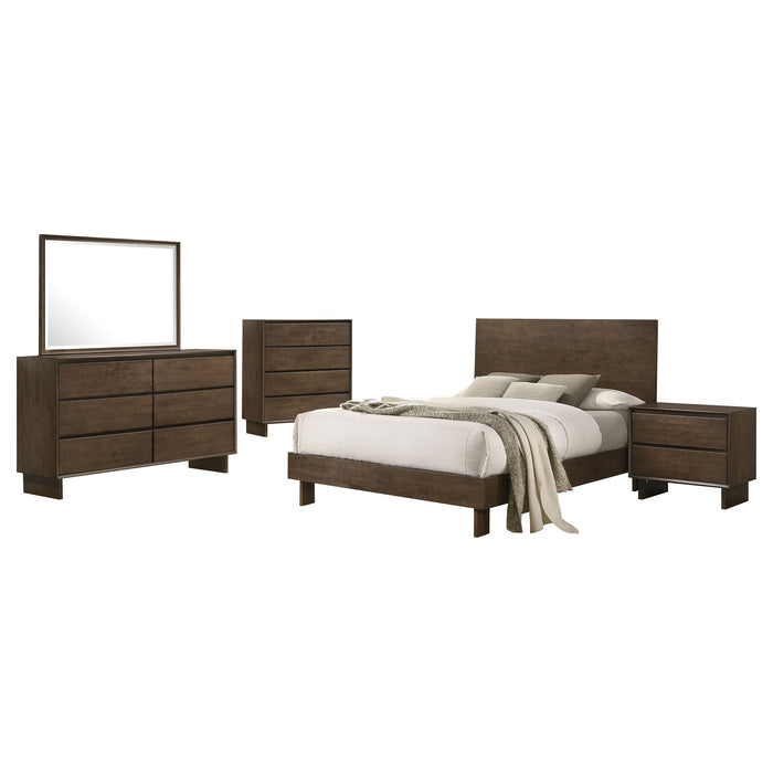 Glenwood 4 & 5 Piece Bedroom Set Eastren king & Queen - Visions in Furniture (La Mirada, CA)