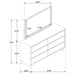 Glenwood Dresser With Mirror - Visions in Furniture (La Mirada, CA)