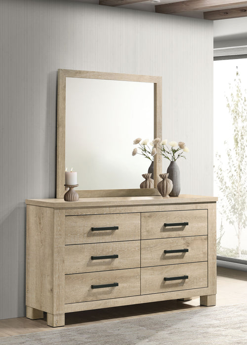 Oakglen Dresser With Mirrors - Visions in Furniture (La Mirada, CA)