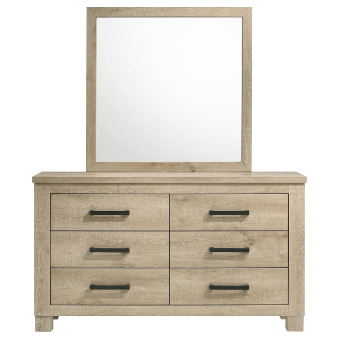 Oakglen Dresser With Mirrors - Visions in Furniture (La Mirada, CA)