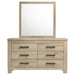 Oakglen Dresser With Mirrors - Visions in Furniture (La Mirada, CA)