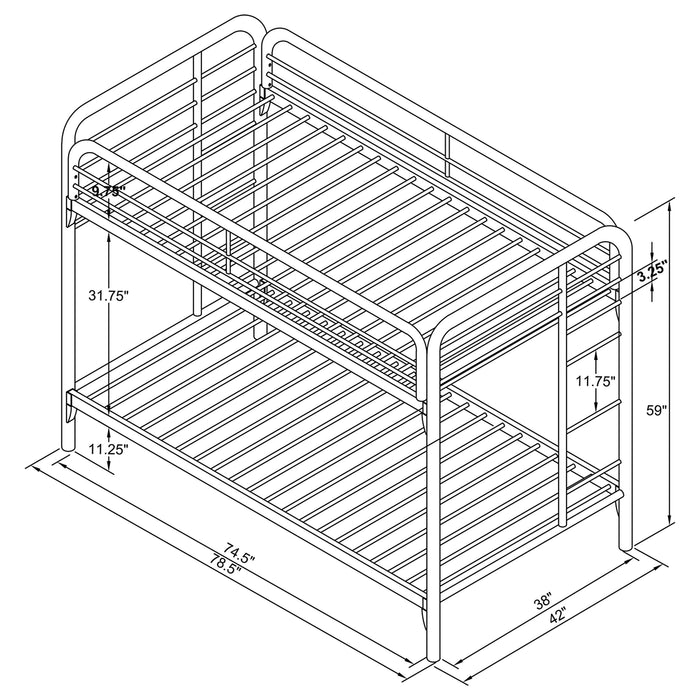 Morgan Bunk Beds - Visions in Furniture (La Mirada, CA)
