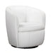 Parker Living Barolo 100% Italian Leather Swivel Club Chair Two Pack