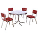 Retro 5 Pc Dining Sets - Visions in Furniture (La Mirada, CA)
