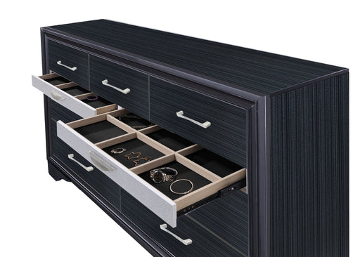 Naima Black Dresser - Visions in Furniture (La Mirada, CA)