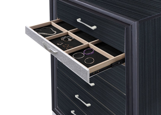 Naima Black Chest - Visions in Furniture (La Mirada, CA)